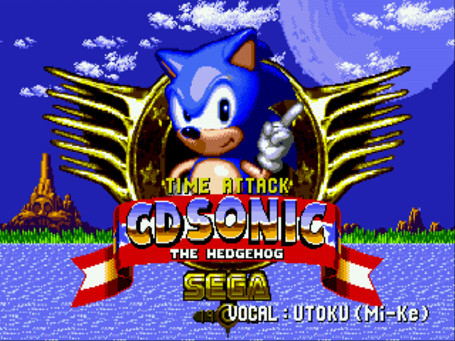 Sonic CD (prototype 510) Title Screen